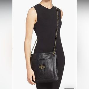 Tory Burch black 'Plaque' Swingpack
